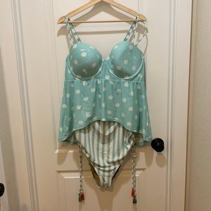 SWIM By Cacique seashell 2 piece